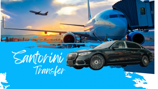 Transfer Exclusivo: Aeroporto ou Porto de Santorini para Seu Hotel